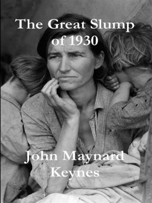 cover image of The Great Slump of 1930